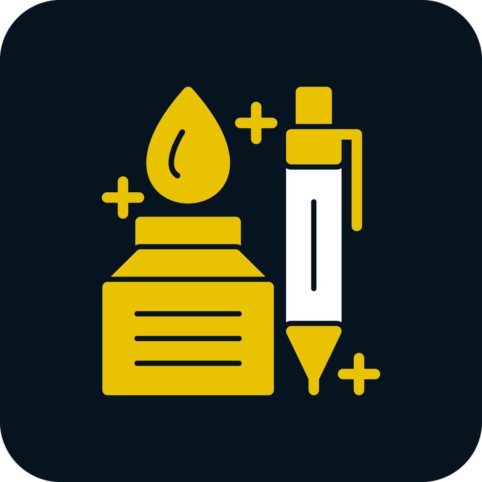 Pen And Ink Vector Icon Design