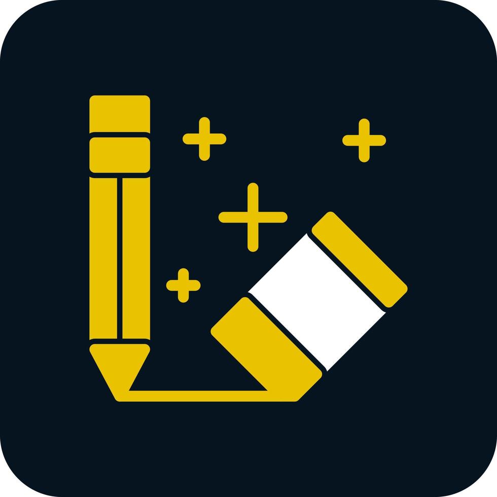 Eraser Vector Icon Design