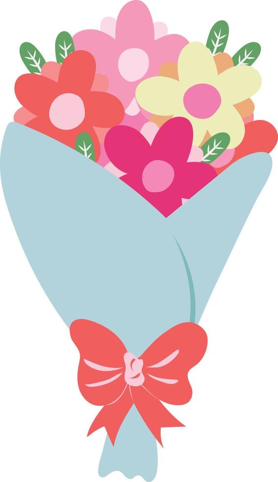 Easter Day Bouquet Of Flower vector