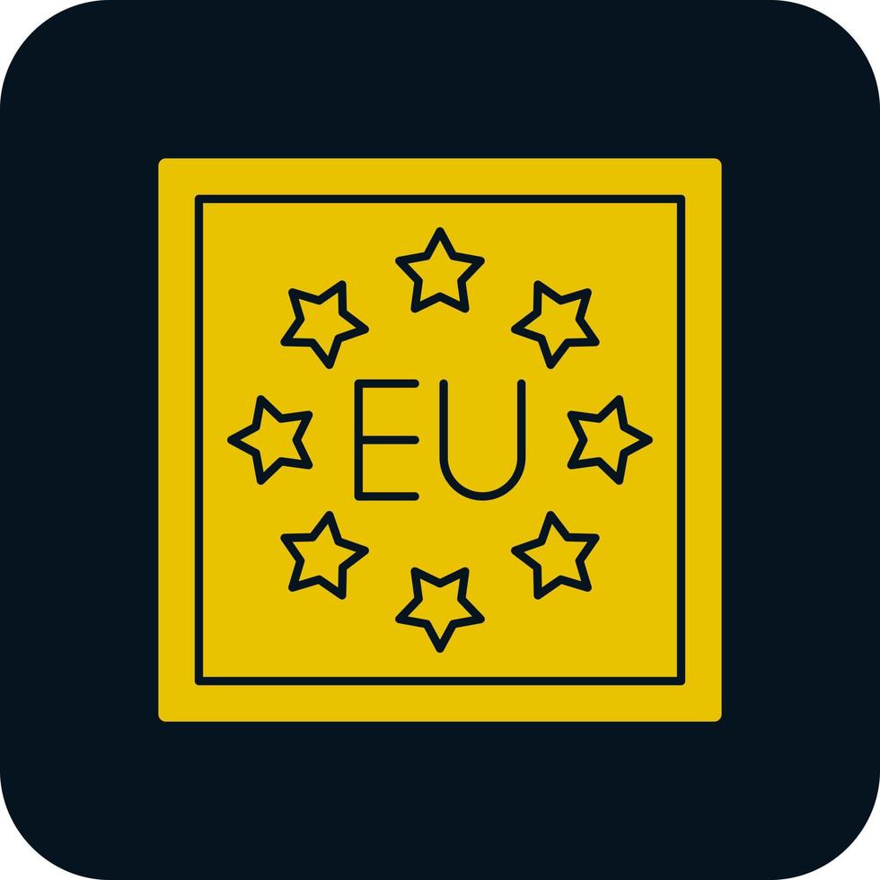 Eu Vector Icon Design