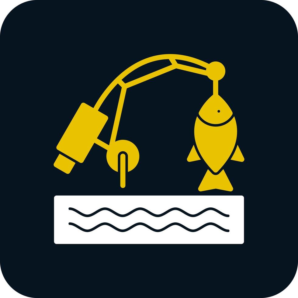 Fishing Vector Icon Design