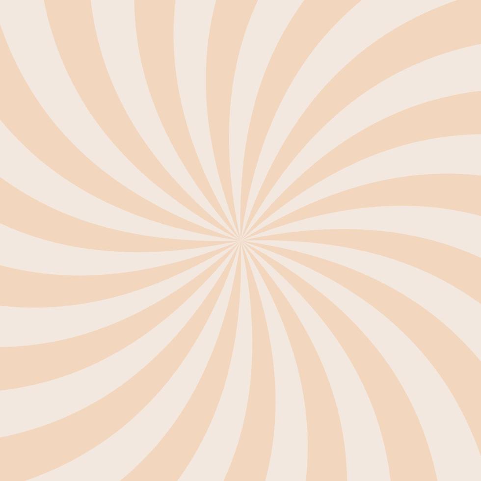 Ice cream background, candy pattern cream swirl, radial cute beam vector