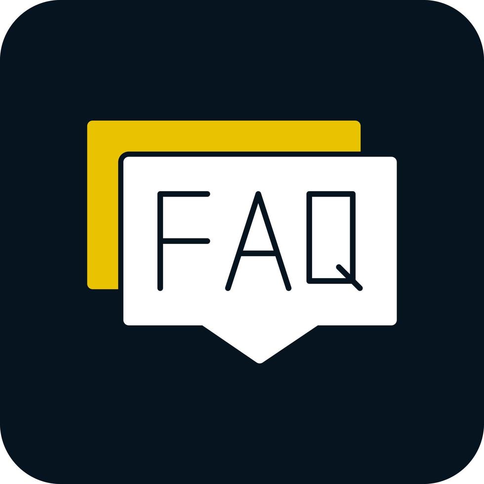 Faq Vector Icon Design