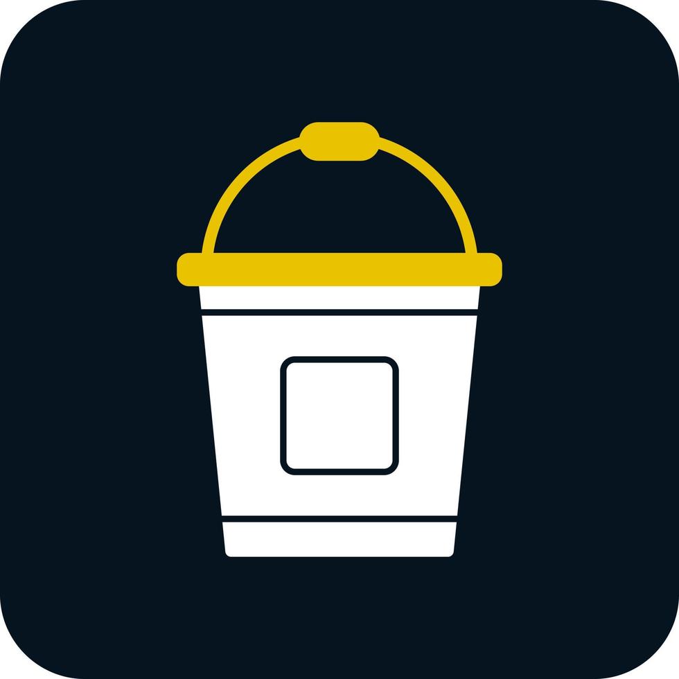 Bucket Vector Icon Design