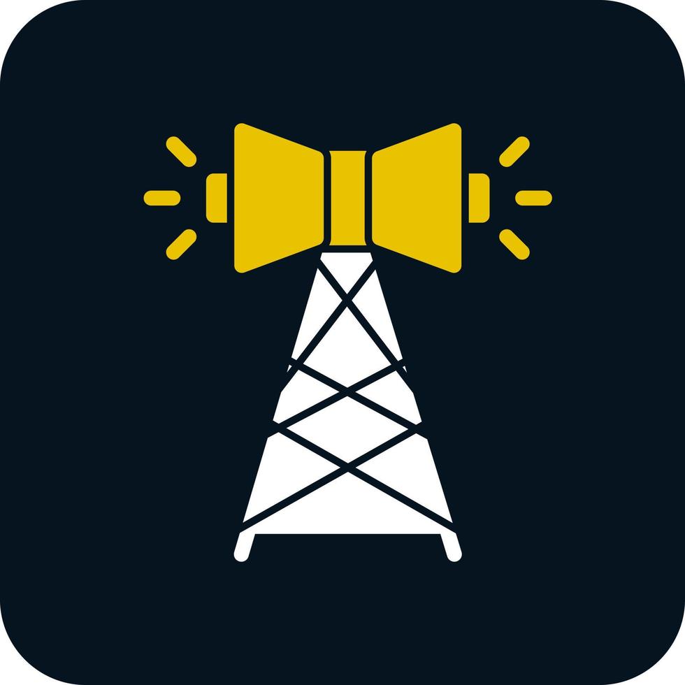 Radio Broadcast Vector Icon Design