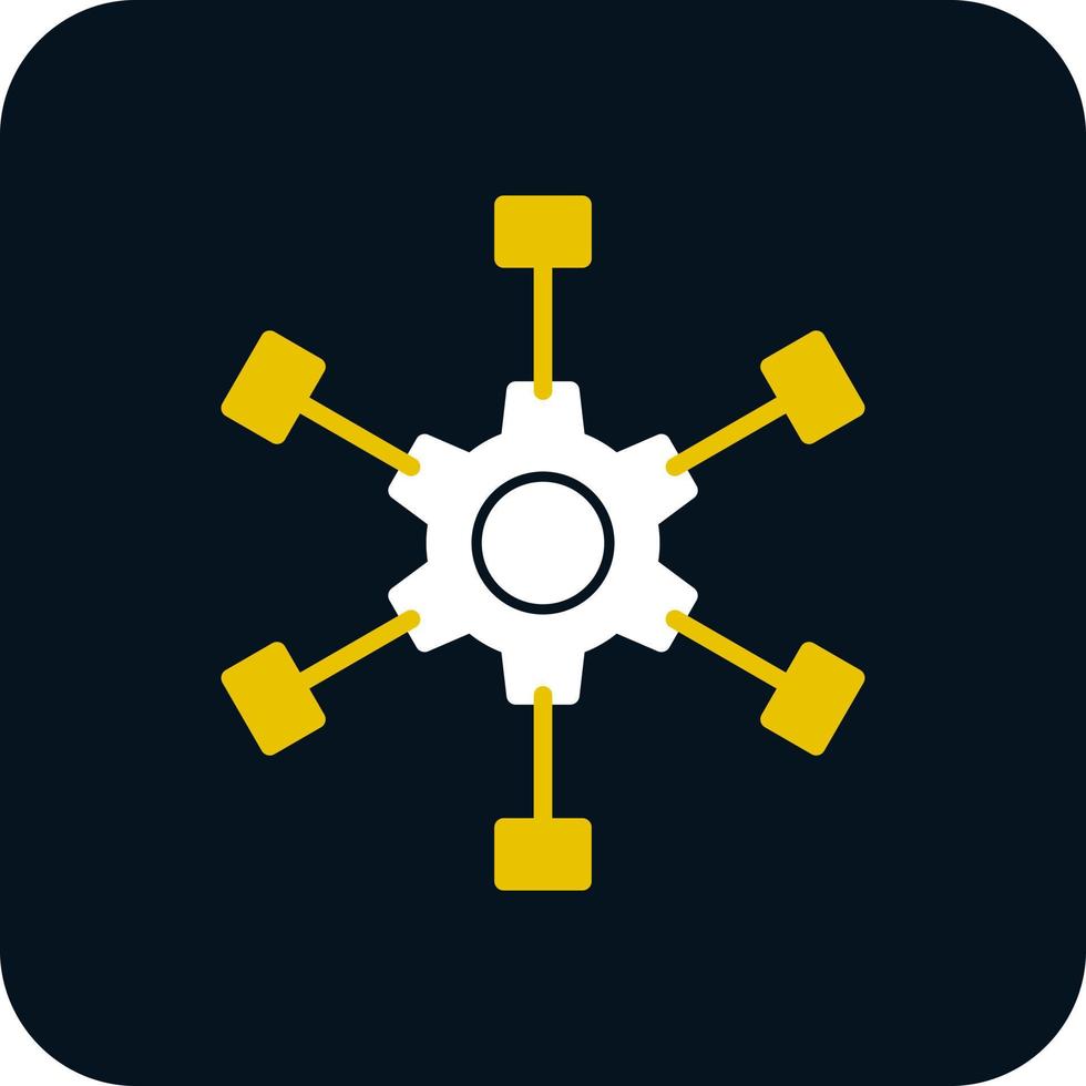 Outsource Management Vector Icon Design