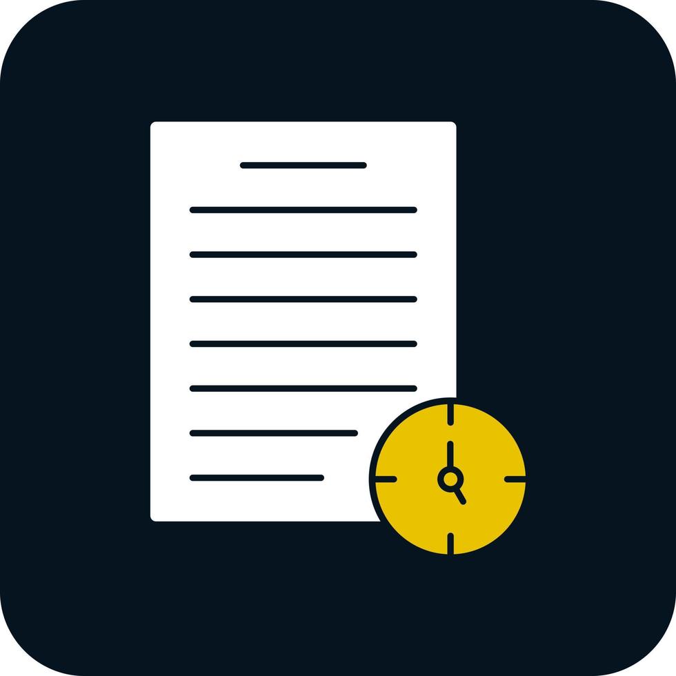 Project Deadline Vector Icon Design