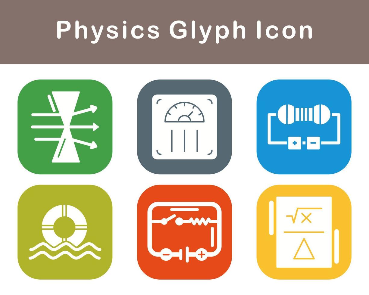 Physics Vector Icon Set