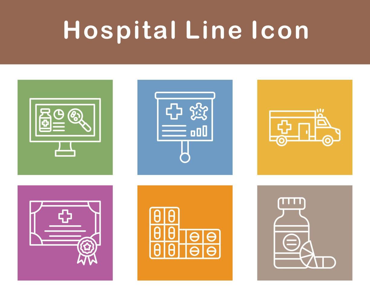 Hospital Vector Icon Set