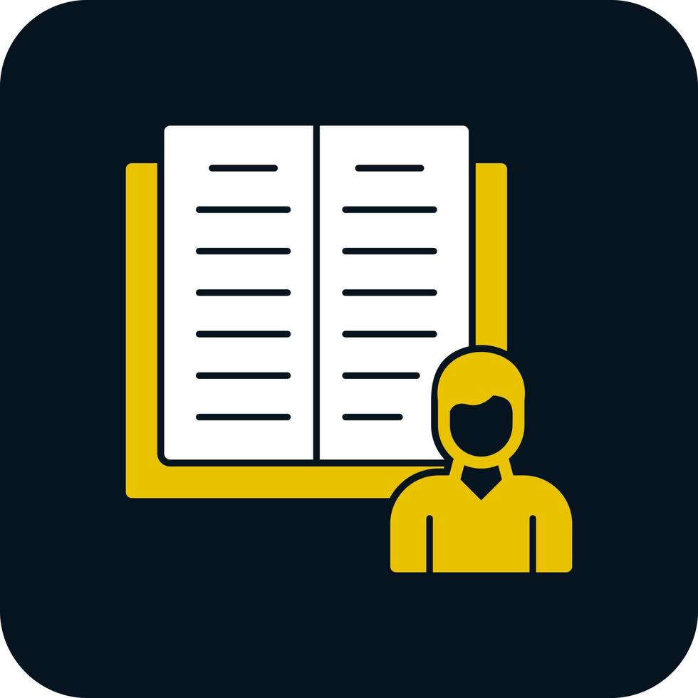 Diary Study Vector Icon Design