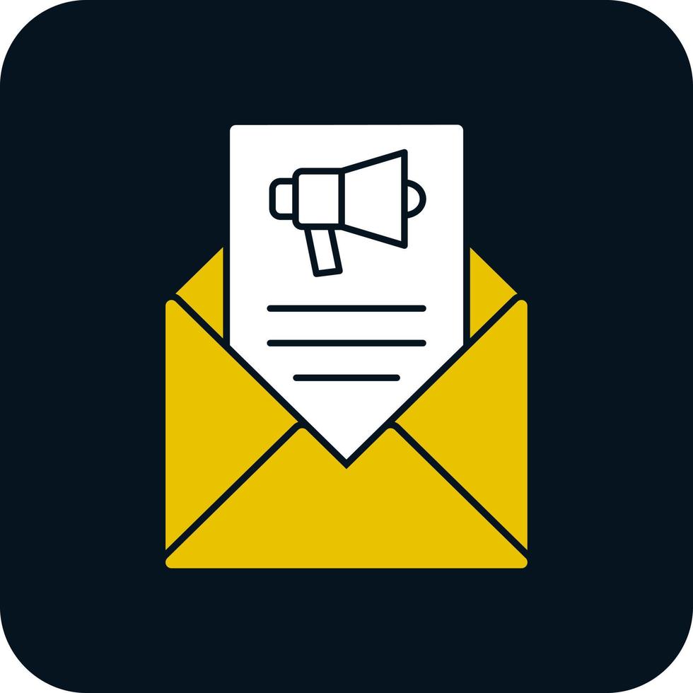 Email Marketing Vector Icon Design