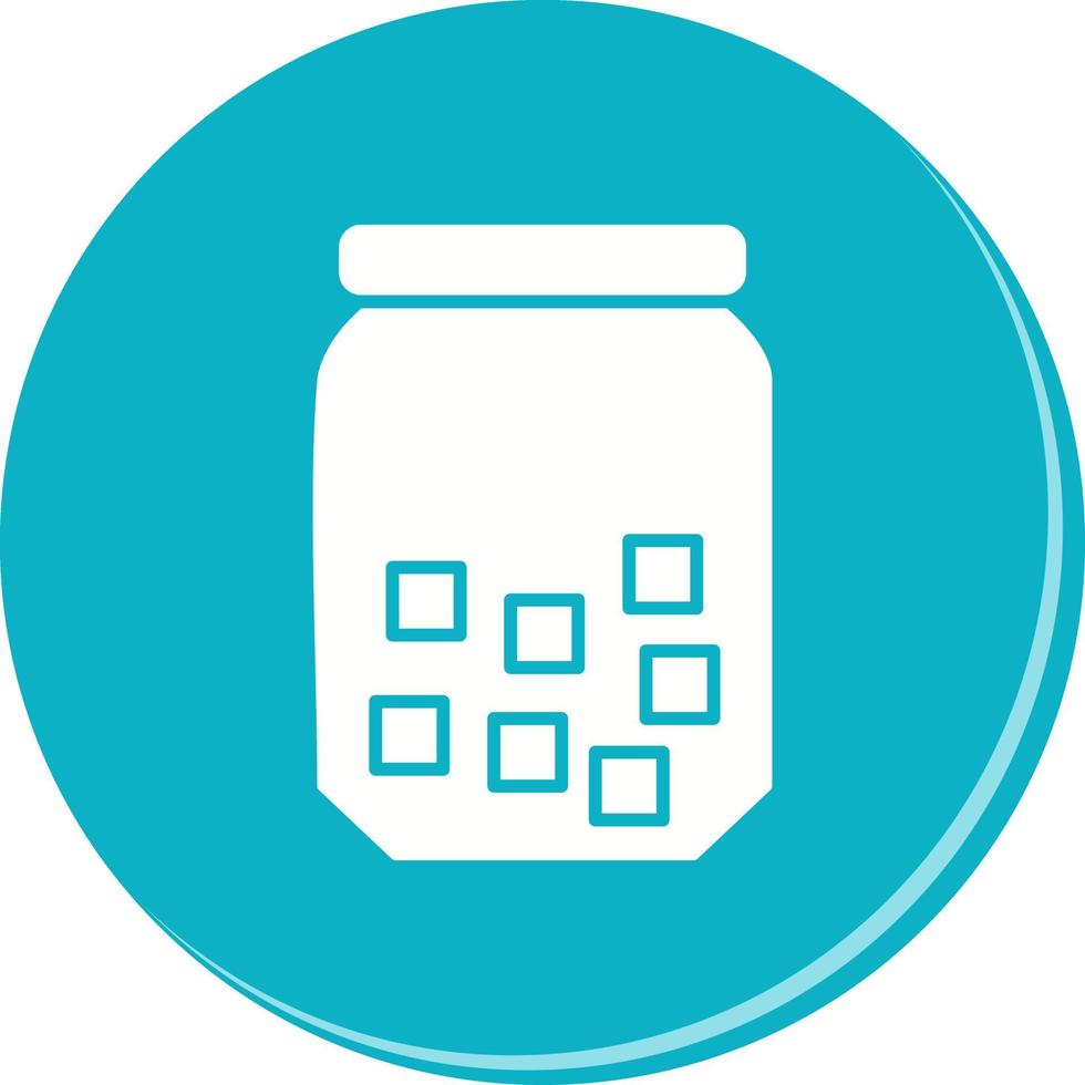 Sugar Bottle Vector Icon