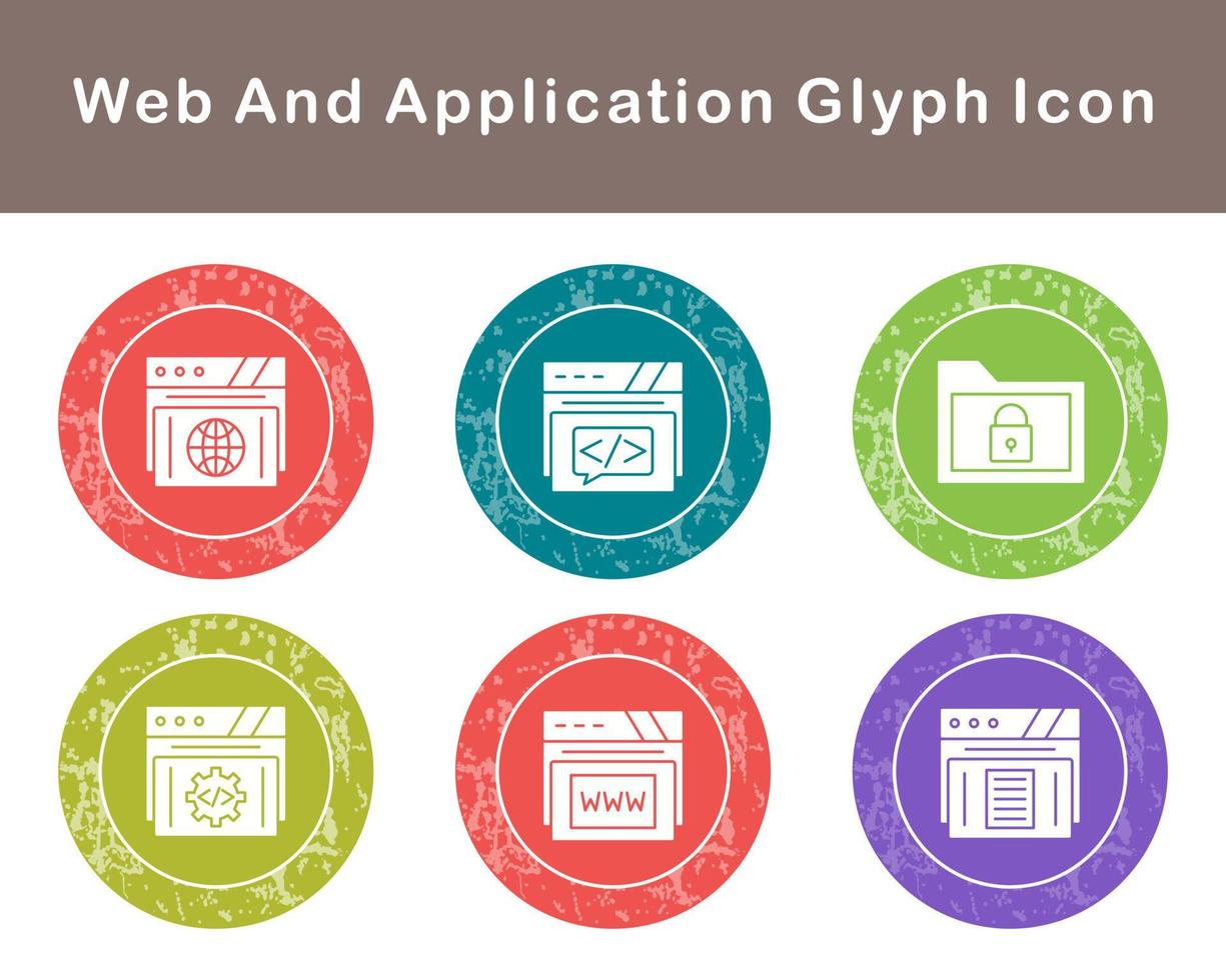 Web And Application Vector Icon Set