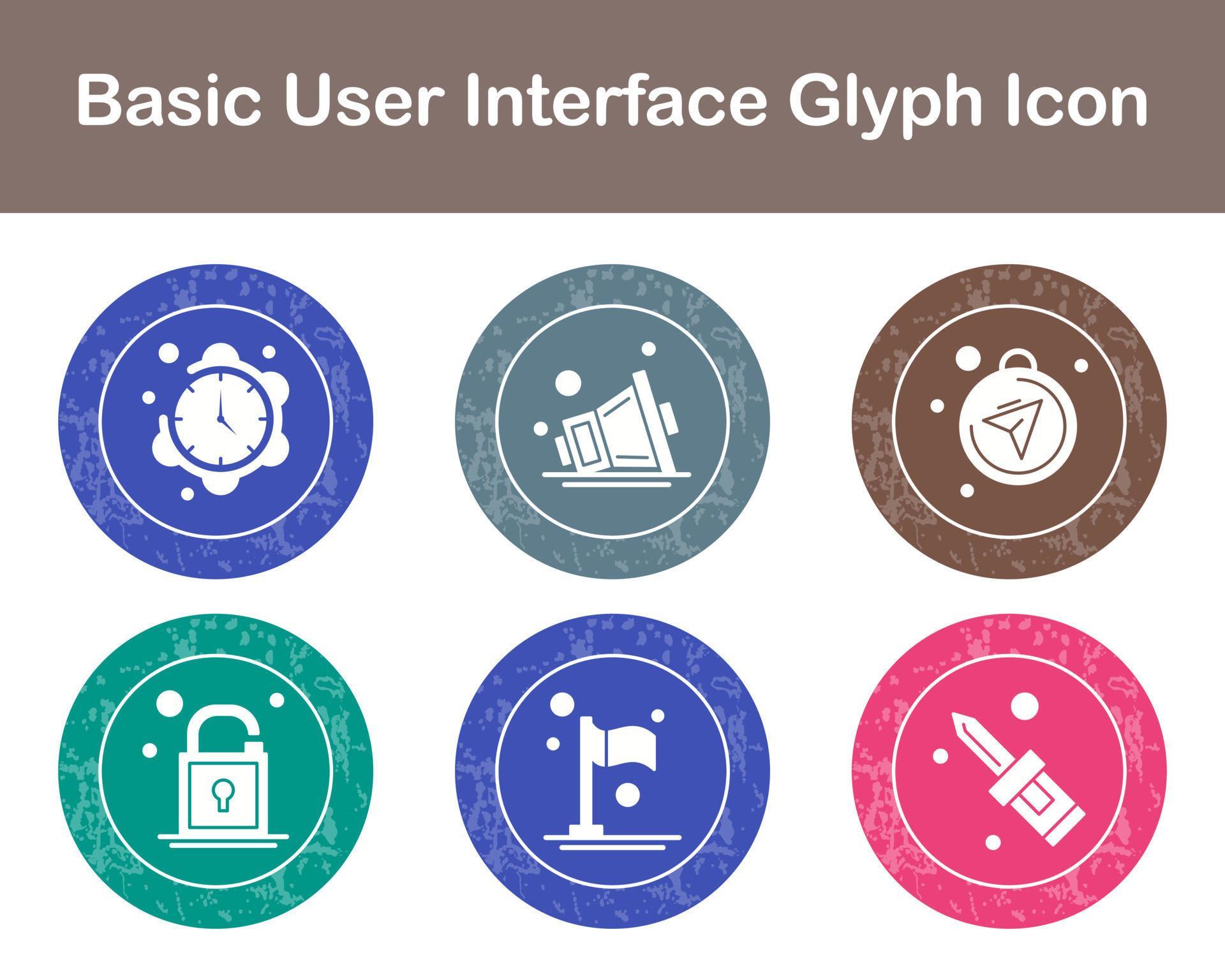 Basic User Interface Vector Icon Set 20718978 Vector Art at Vecteezy