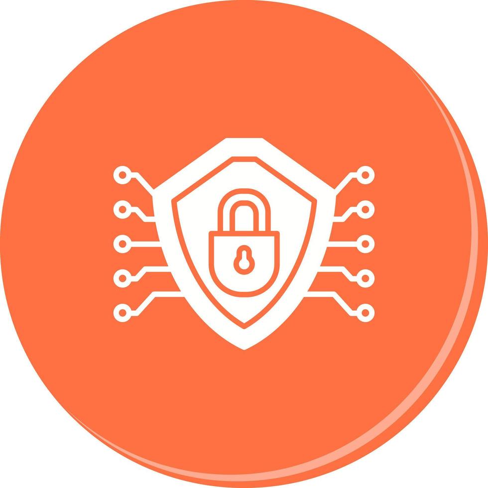 Cyber Security Vector Icon