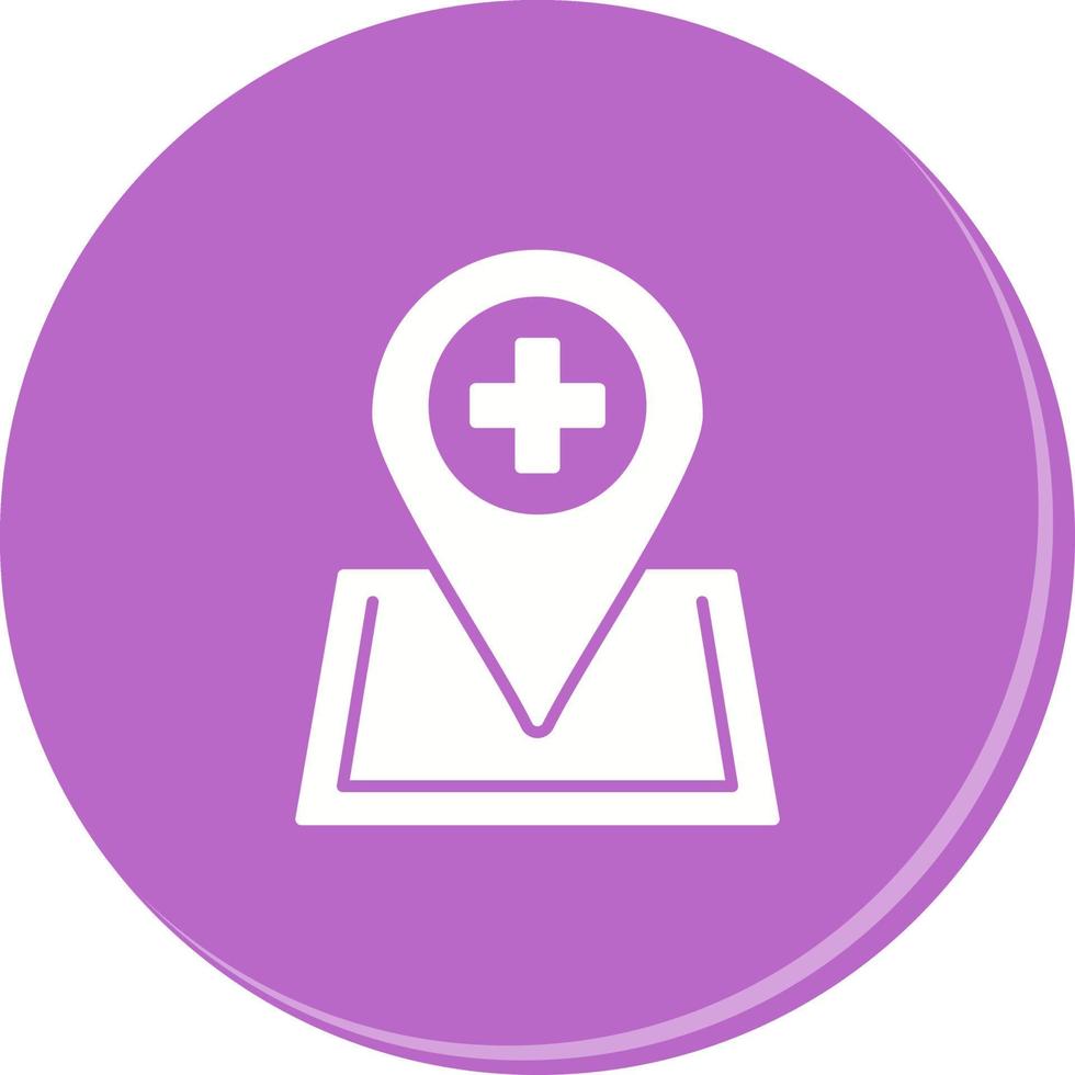 Location hospital Vector Icon