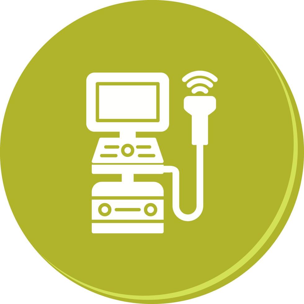 Ultrasound Machine Vector Icon
