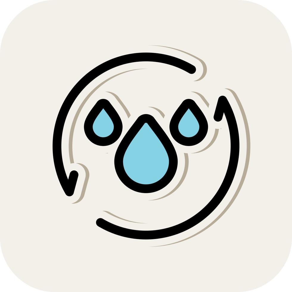 Save Water Vector Icon Design