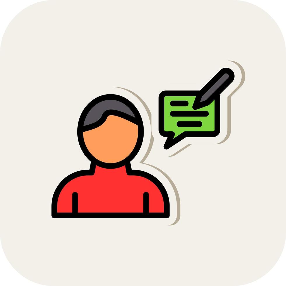 Feedback Vector Icon Design