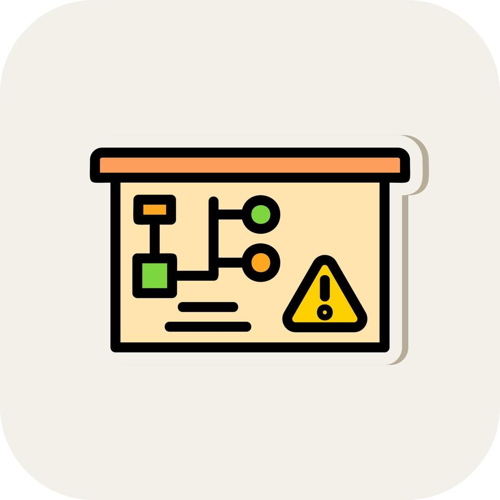 Risk Vector Icon Design