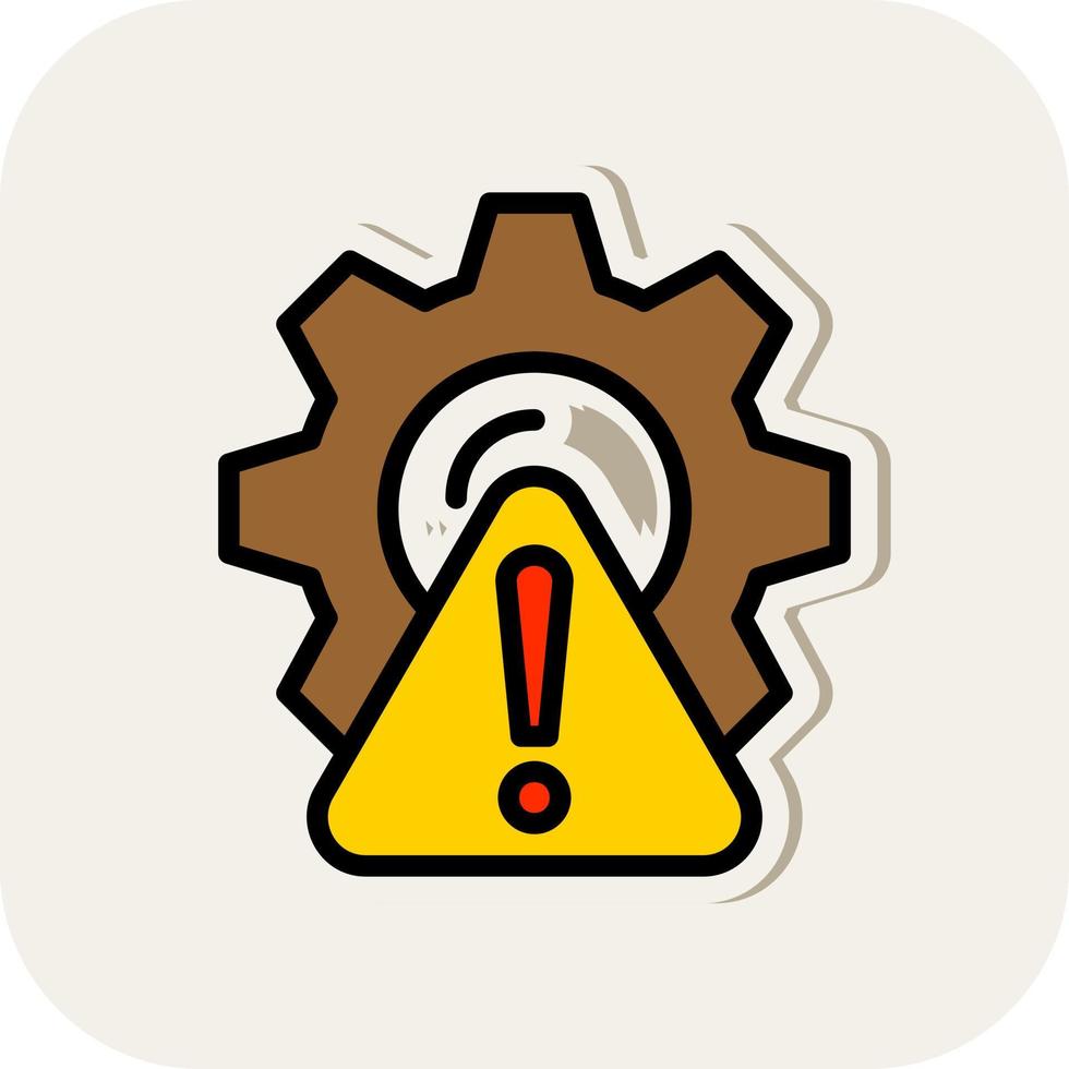 Risk Management Vector Icon Design