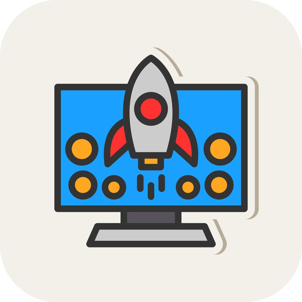 Launch Vector Icon Design