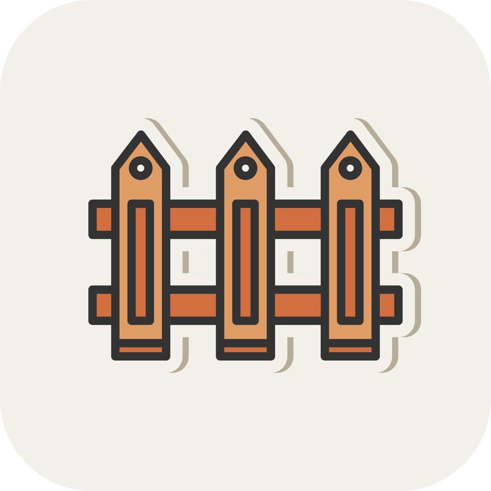 Fence Vector Icon Design