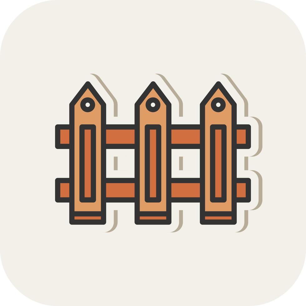 Fence Vector Icon Design