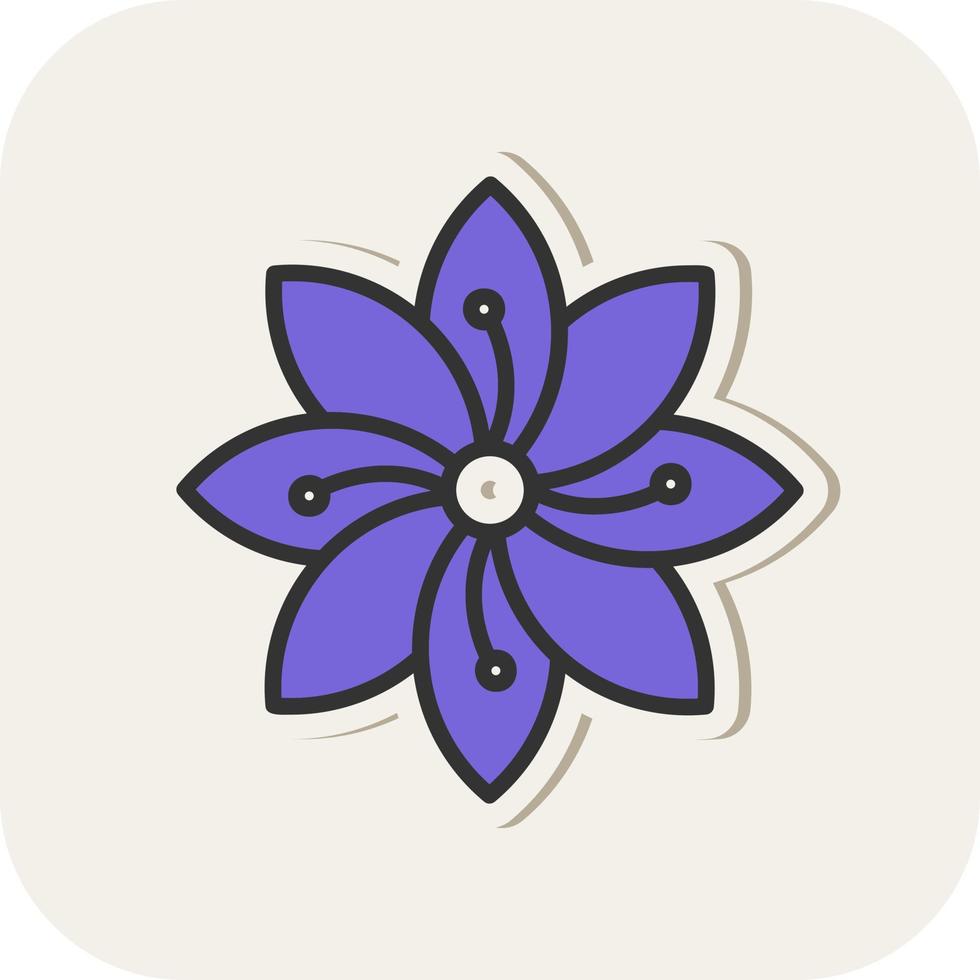 Hydrangea Vector Icon Design