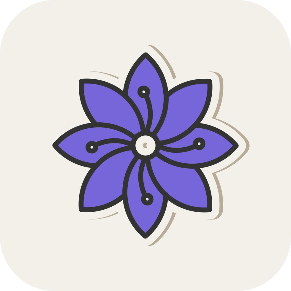 diseño de icono de vector de hortensia