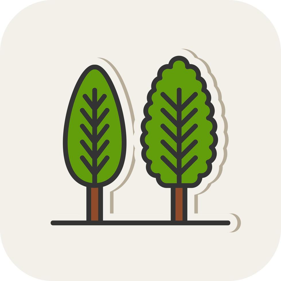 Cypress Vector Icon Design