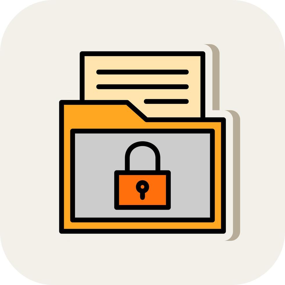 Encrypted Data Vector Icon Design
