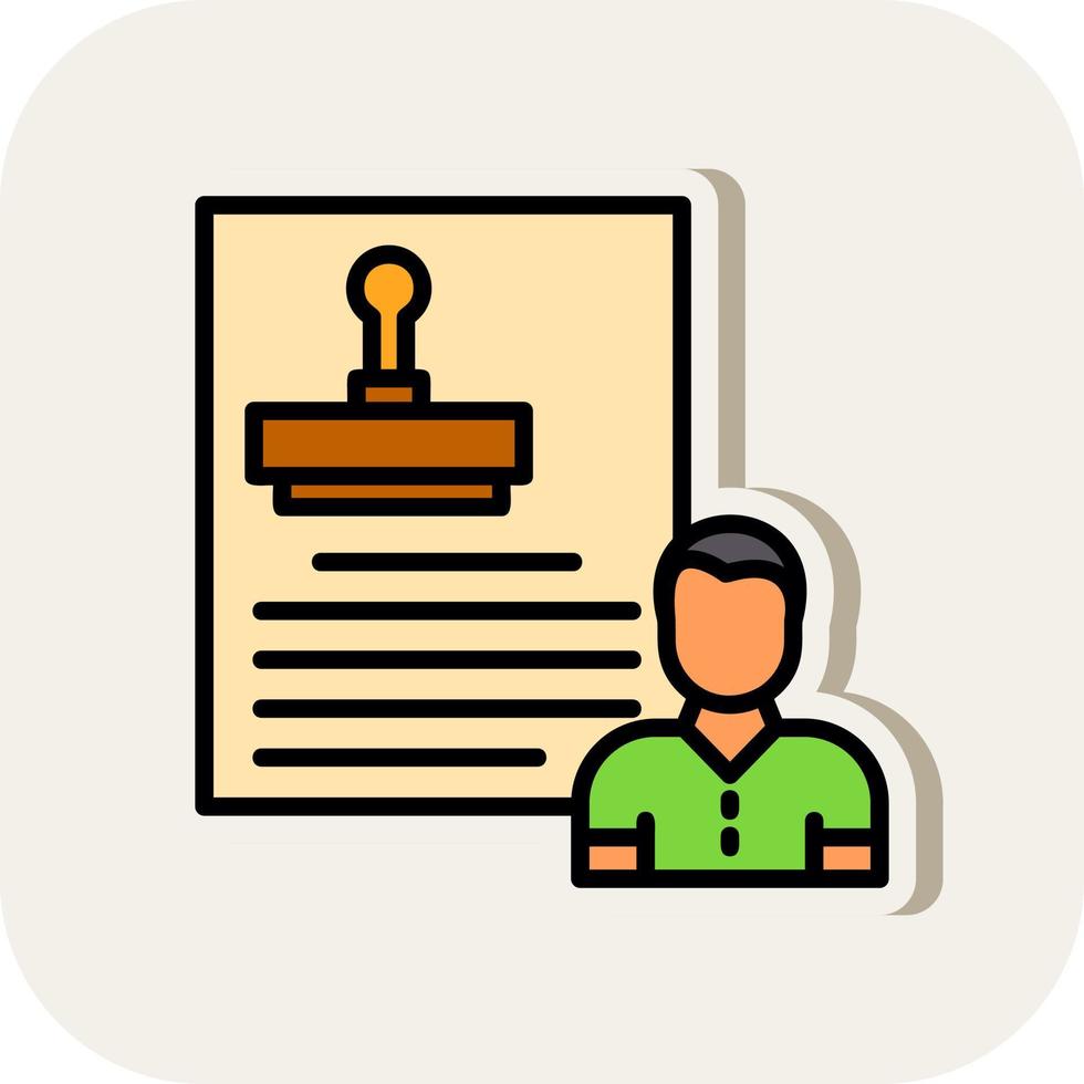Supervisory Authority Vector Icon Design