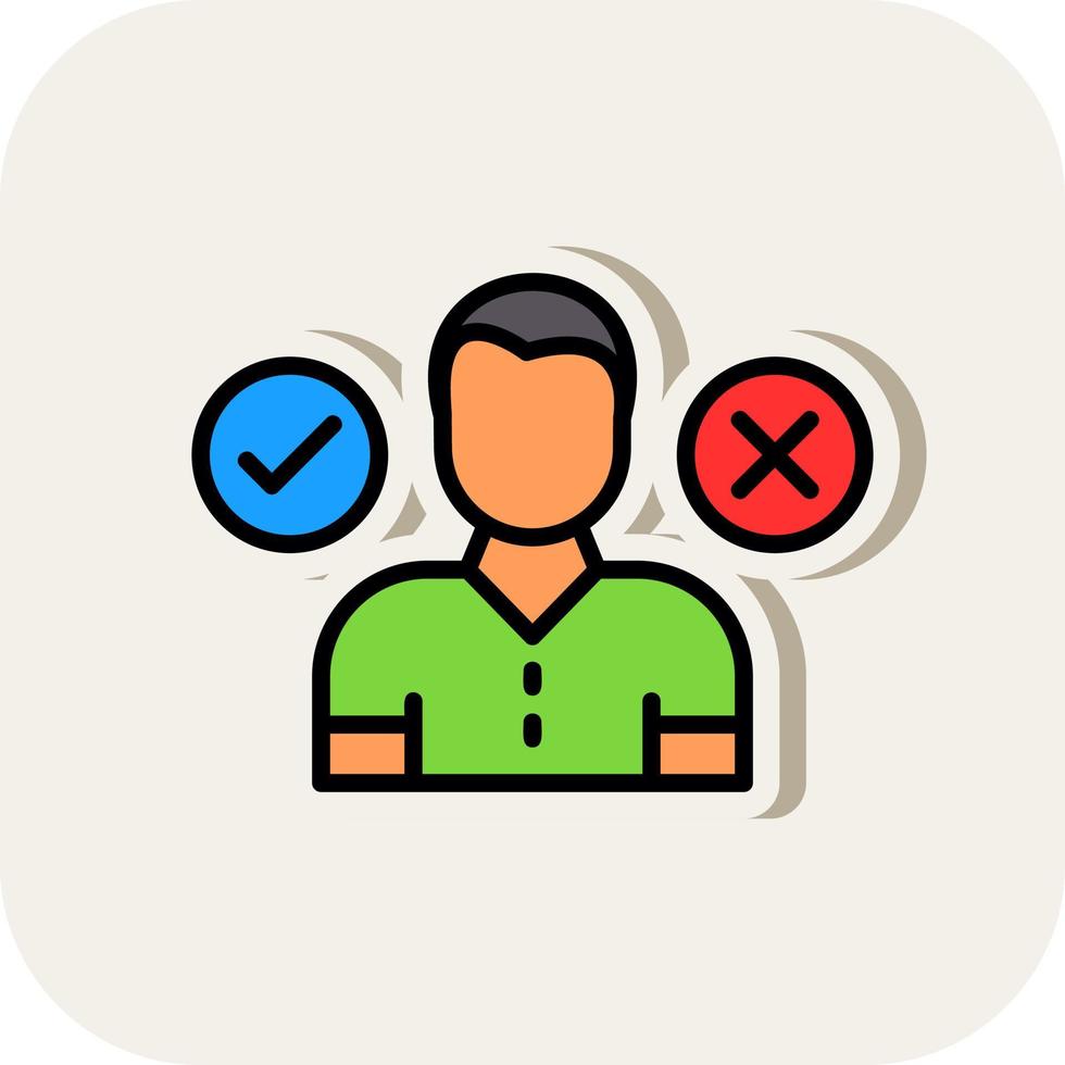 Decision Making Vector Icon Design