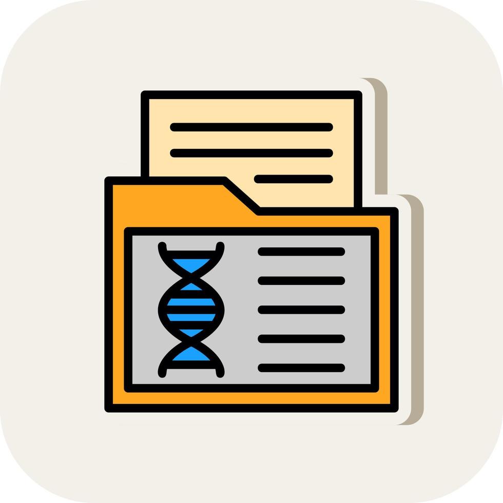 Genetic Data Vector Icon Design