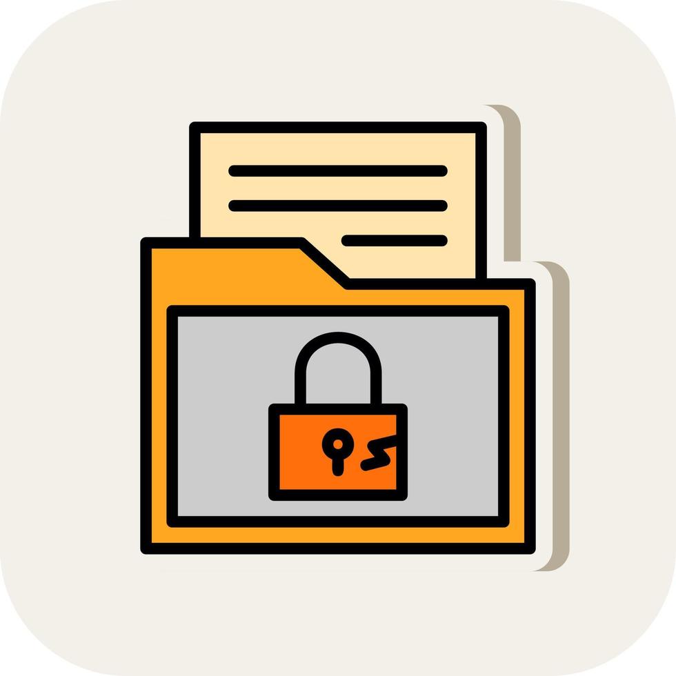 Personal Data Breach Vector Icon Design