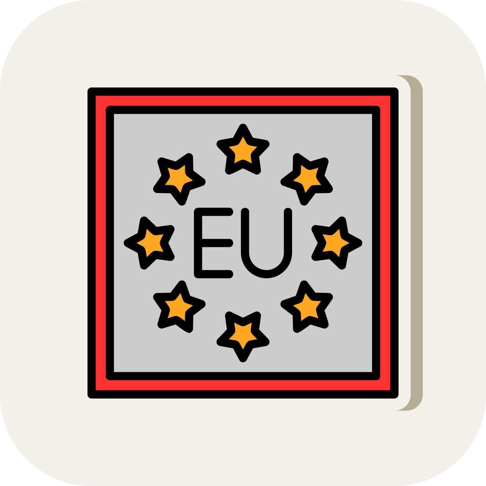 Eu Vector Icon Design