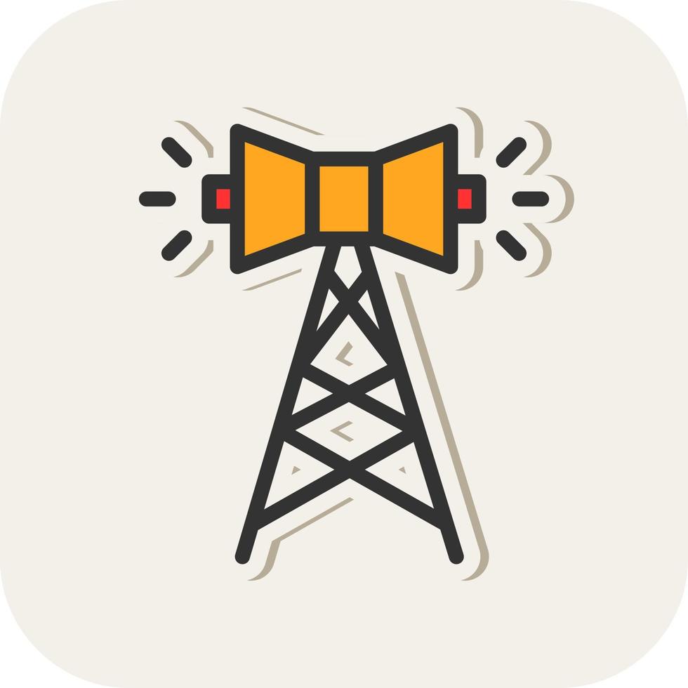 Radio Broadcast Vector Icon Design
