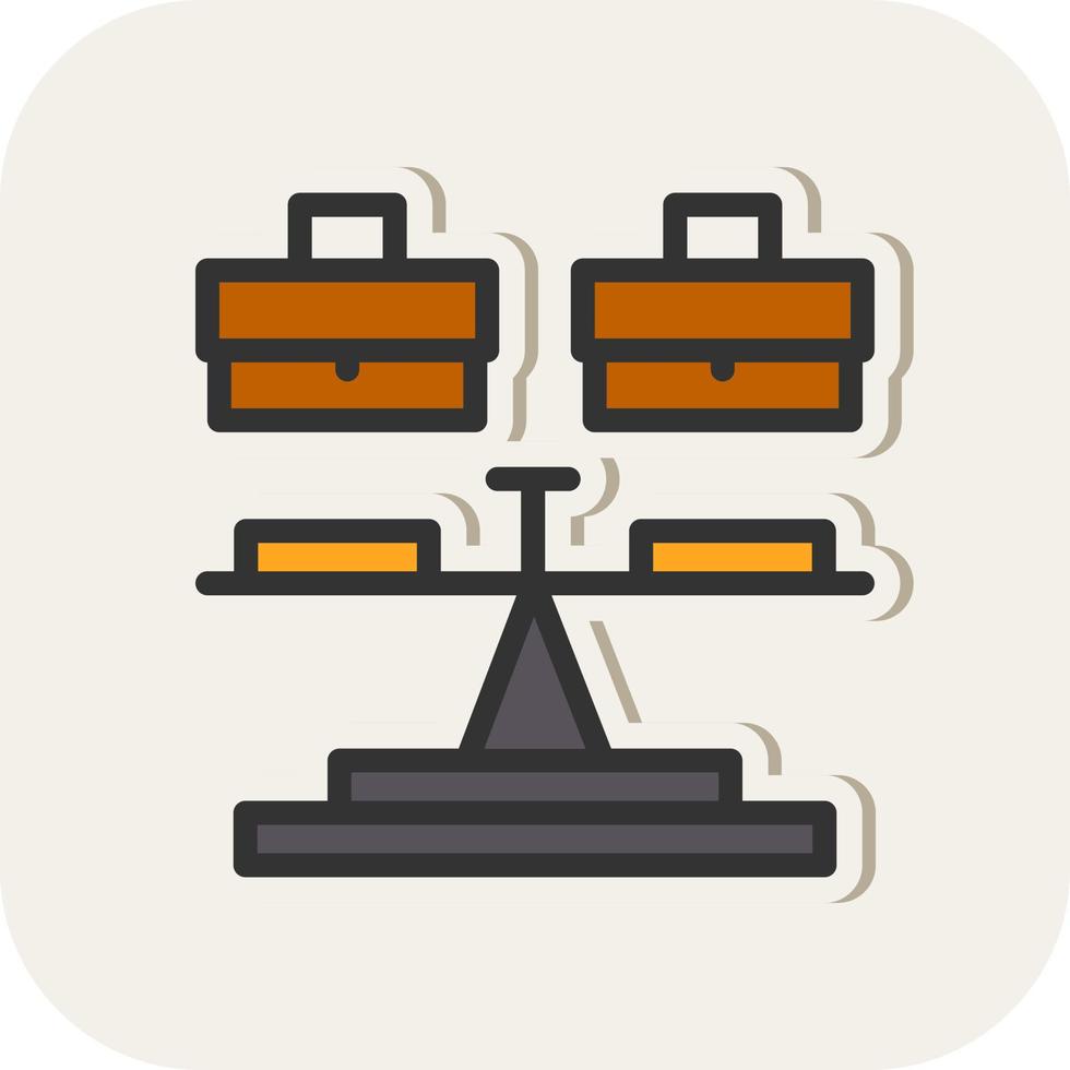 Counterbalance Vector Icon Design