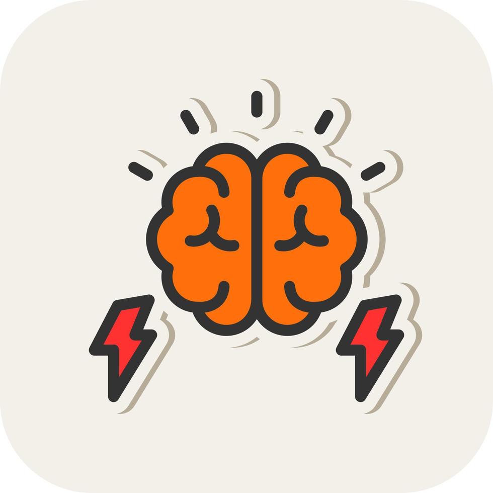 Brain Power Vector Icon Design