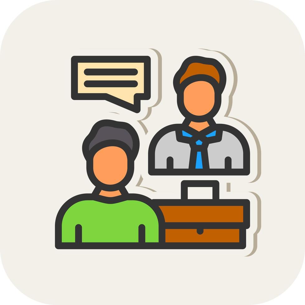 Consultant Vector Icon Design