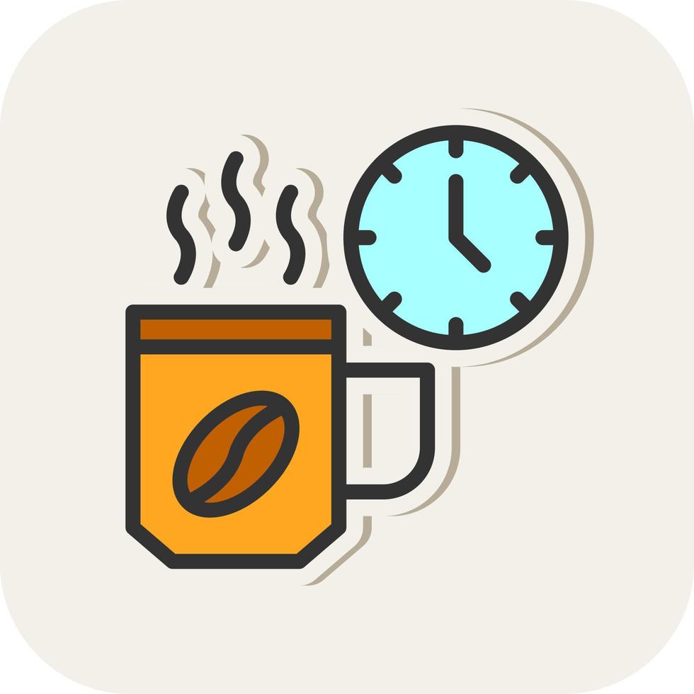 Coffee Break Vector Icon Design