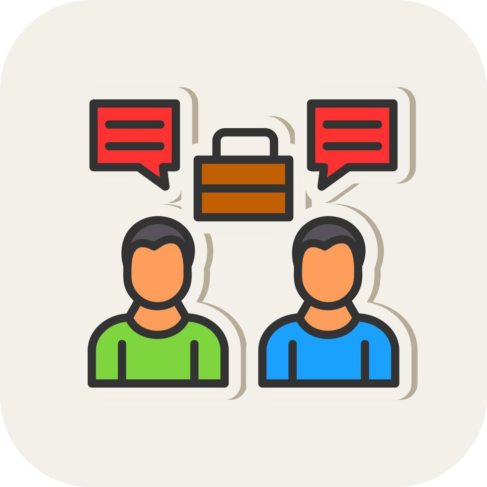 Business Dialog Vector Icon Design