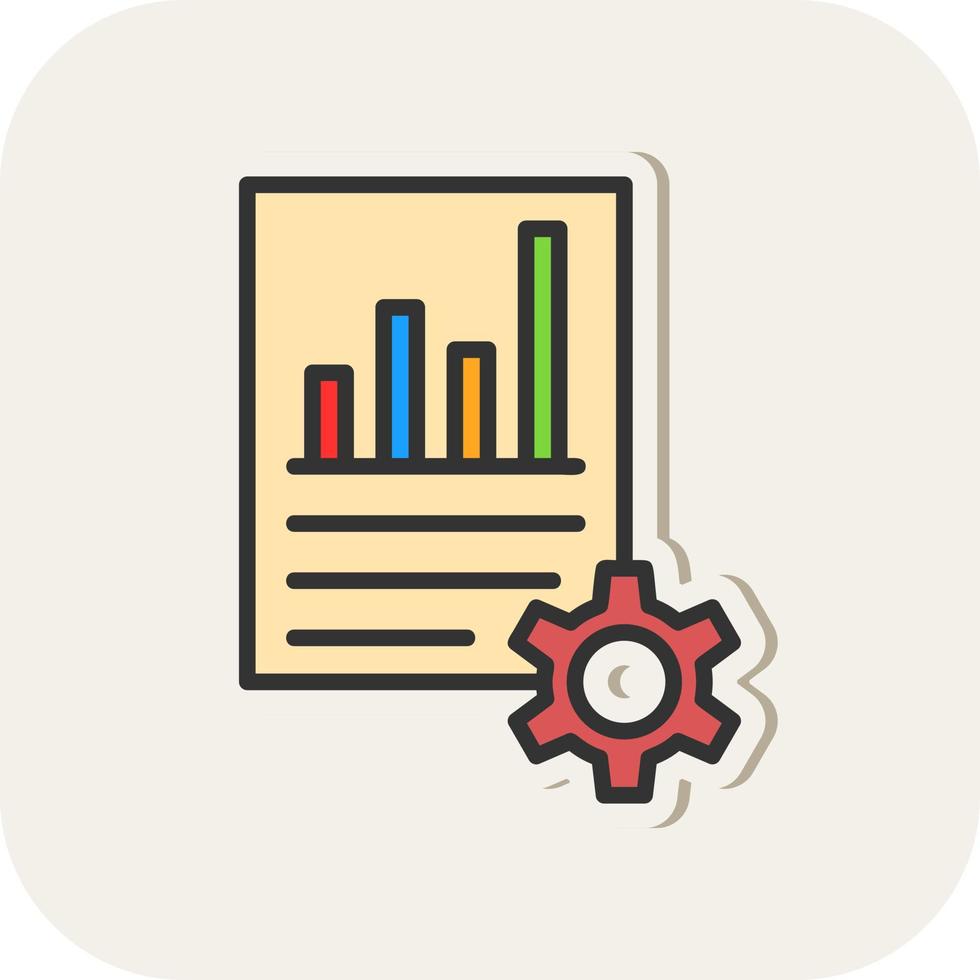 Task Analysis Vector Icon Design