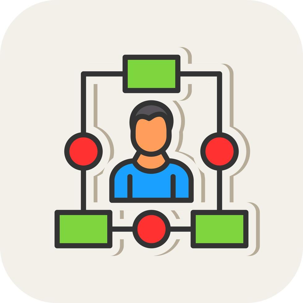 Workflow Vector Icon Design