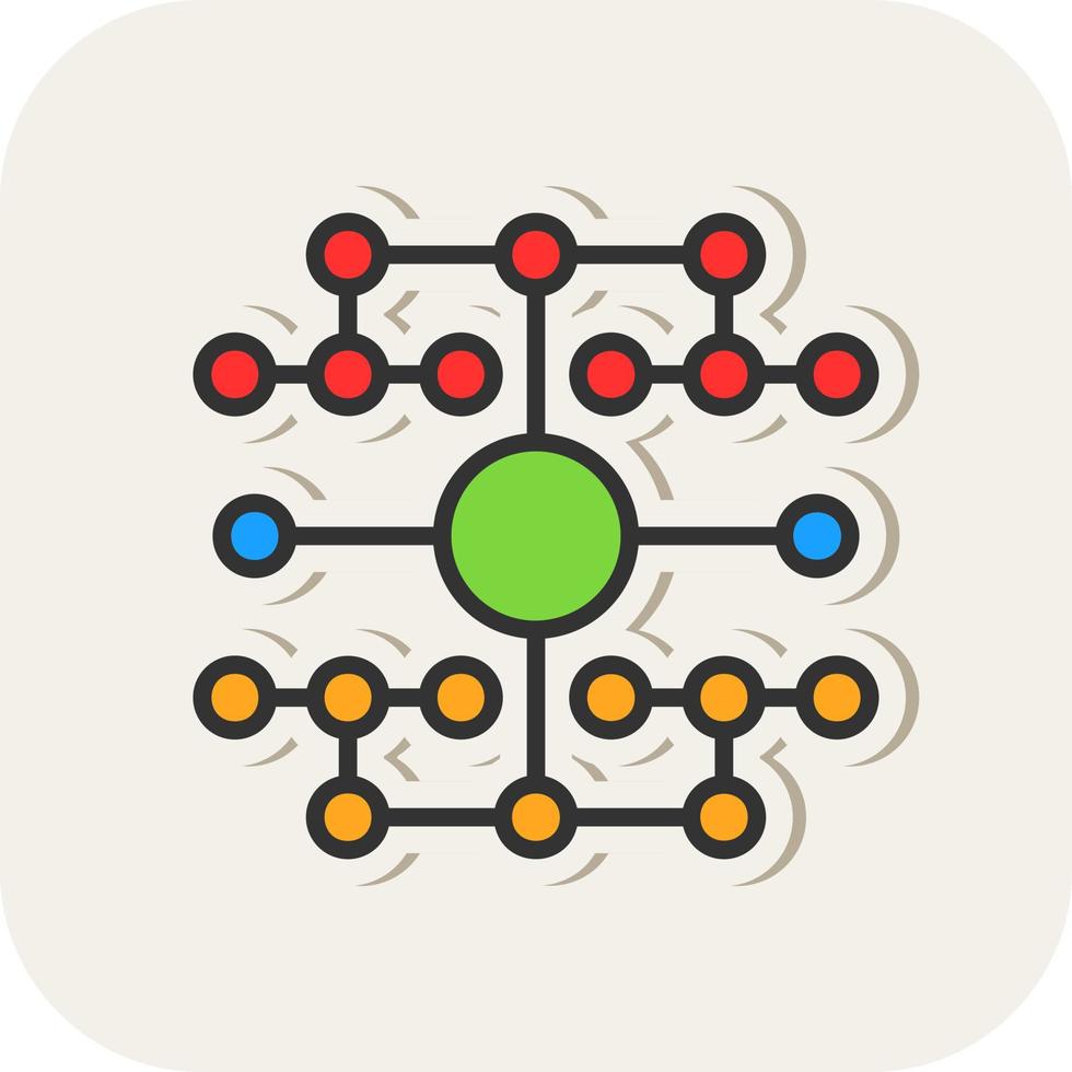 Concept Map Vector Icon Design