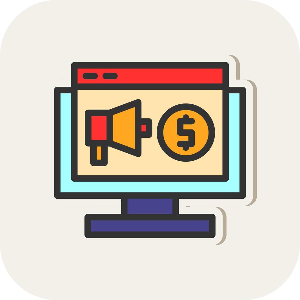 Paid Traffic Vector Icon Design