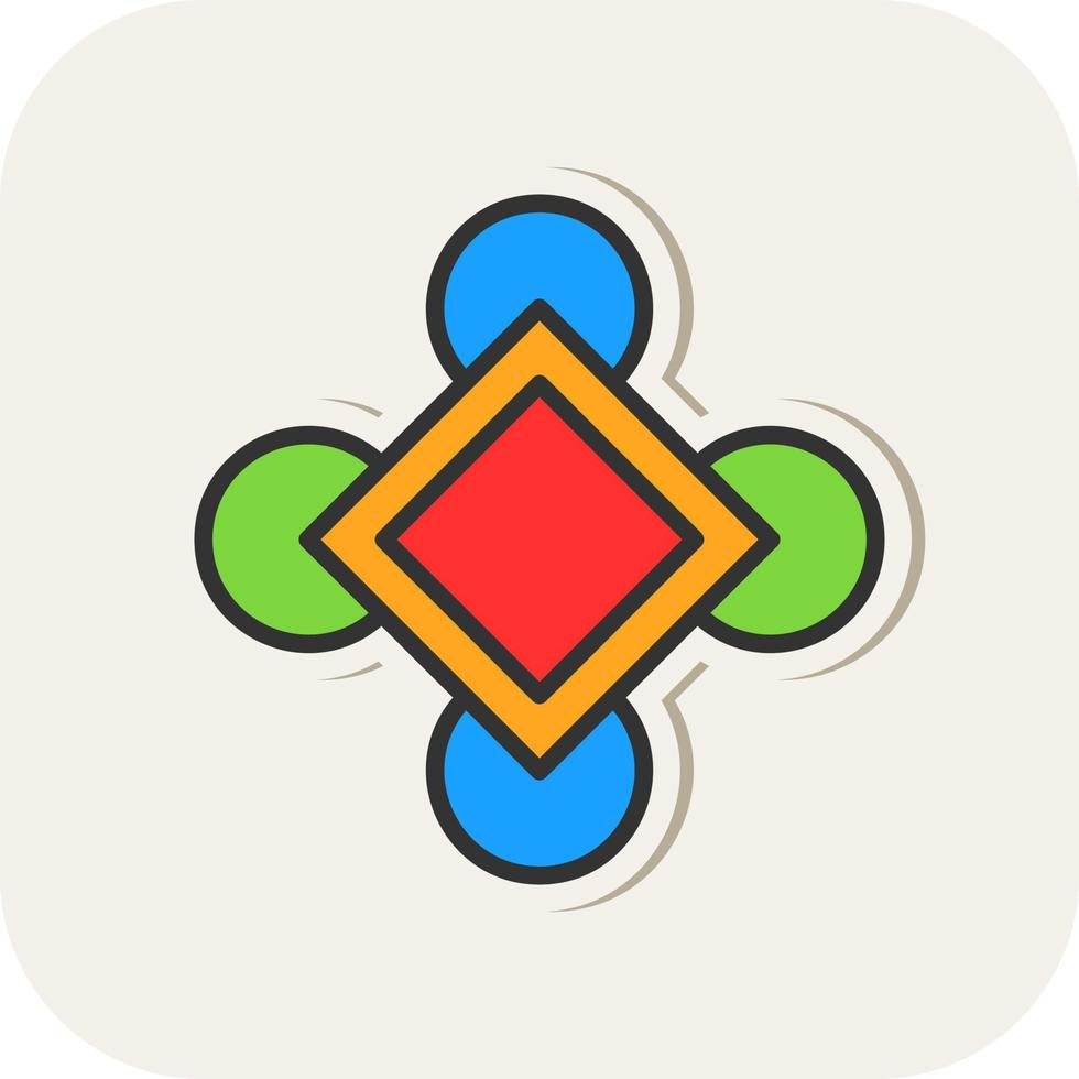 Gestalt Principles Vector Icon Design