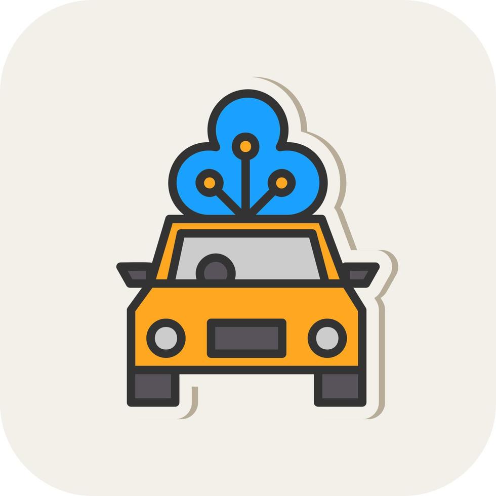 Driving Data Vector Icon Design