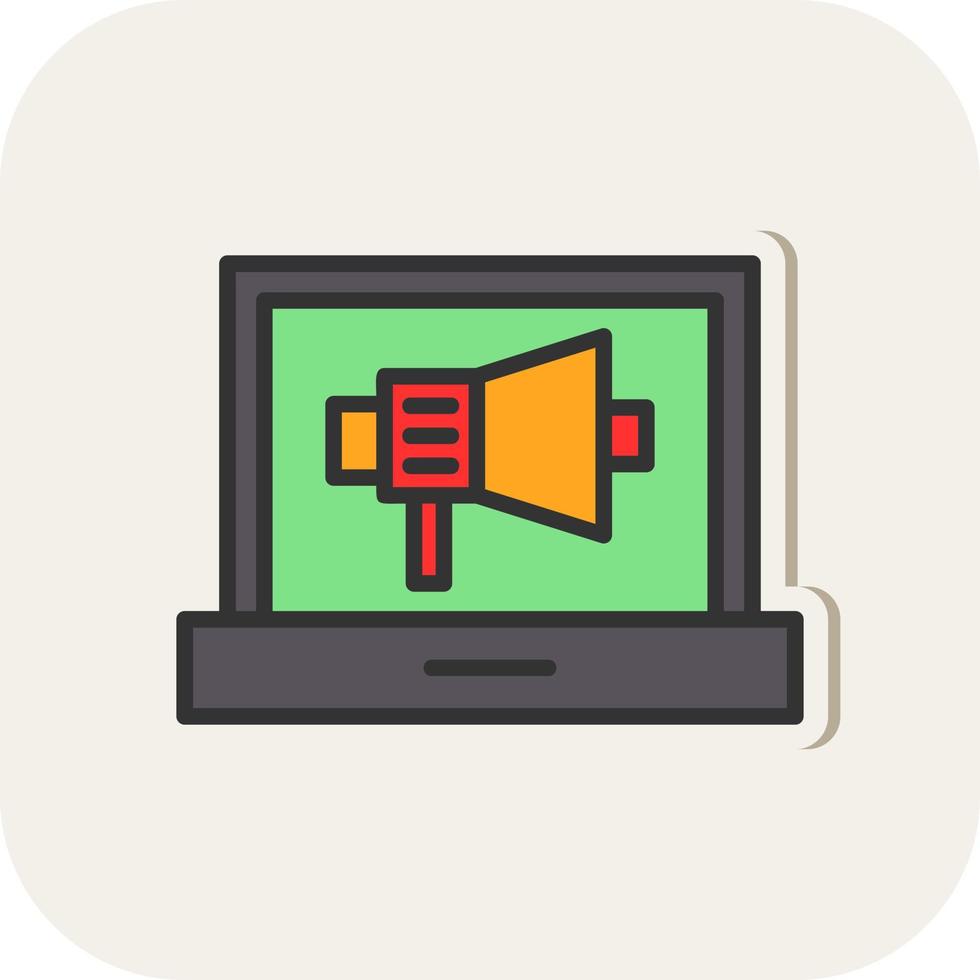 Online Pr Vector Icon Design